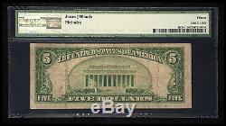 $ 5 1929 Farmer City Illinois IL Billets De Billets De Banque Nationale Bill! # 3607 Fine