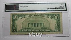 $5 1929 Glens Falls New York Ny National Currency Bank Note Bill Ch #980 F15 Pmg