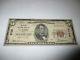 5 $ 1929 Le Mars Iowa Ia Note De La Banque Monétaire Nationale Bill Ch. # 2728 Fine Rare
