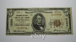 $5 1929 Northfield Minnesota Mn Monnaie Nationale Banque Note Bill Ch #13350 Rare