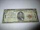 5 $ 1929 Nouvelle-orléans Louisiane La Banque Nationale Monnaie Note Bill Ch # 13689 Vf