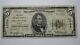 5 1929 Okawville Illinois Il Monnaie Nationale Banque Note Bill Ch. #11754 Fine