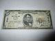 5 $ 1929 Paris Missouri Mo Banque De Monnaie Nationale Note Bill Ch. # 5794 Fine