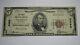 $ 5 1929 Pasadena Californie Ca Banque Nationale Monnaie Note Bill Ch. # Fin 3499