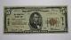 $5 1929 Pleasantville New Jersey Nj National Monnaie Banque Bill `#12510 Vf