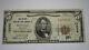 5 $ 1929 Pontiac Michigan Mi Banque Nationale Monnaie Note Bill Ch. # 12288 Fin