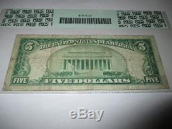 $ 5 1929 St. Joseph Missouri Mo Note De La Banque Nationale De Billets Bill # 8021 Fine Pcgs