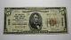 $ 5 1929 Torrington Connecticut Ct Banque Nationale Monnaie Remarque Bill Ch # 5235 Fin