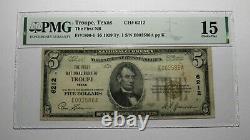 5 $ 1929 Troupe Texas Tx Monnaie Nationale Banque Bill Charte #6212 F15 Pmg