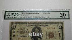 $5 1929 Whitesburg Kentucky Ky Banque De Monnaie Nationale Note Bill! #10433 Vf20 Pmg