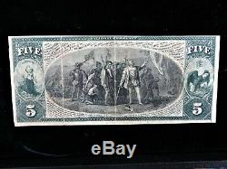 5 $ Monnaie Nationale Union Nationale Banque Du Maryland Baltimore MD Vf / Xf