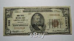 50 $ 1929 Billet De Billet De Banque National MI Michigan Grand Rapids Michigan Mi! Ch. # 3293