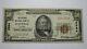 50 $ 1929 Billet De Monnaie National Danville Illinois Il Il Bill Ch. # 2584 Vf +