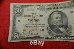 Bank Of New York New York 1929 100, 50, 20, 10, 5. Cinq Notes Complémentaires Monnaie