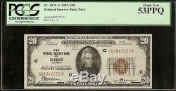 Billet De 20 Dollars Des États-unis, 1929, Cachet Brun