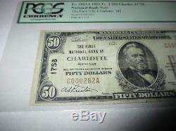 Billet De Banque National En Devise Charlotte Michigan MI 1929