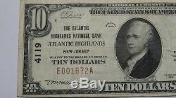 Billet De Banque National En Monnaie Nationale Du New Jersey, Dans Le New Jersey, Dans Le New Jersey, Dans Les 1929