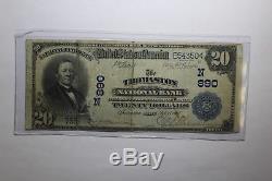Billet De Monnaie Nationale 1902 Thomaston Bank Maine 20 $ N890