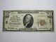 Billet De Banque National De Pennsylvanie De $10 De 1929 à Pittsburgh Ch #291 Fine+