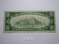 Billet de banque National de Pennsylvanie de $10 de 1929 à Pittsburgh Ch #291 FINE+