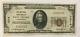 Billet De Banque De 20 $ De 1929, Devise Nationale, Falls Village, Connecticut, Ty1 Ch #1214