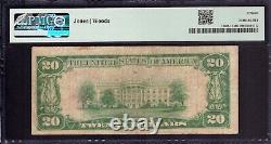 Billet de banque de 20$ de la Citizens National Bank de 1929, Hope Arkansas, PMG Choix F 15.