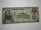 Billet De Banque De La National Currency Bank Note De Linden, New Jersey, Nj, De 1902 De 5 $, Ch. #11545 Erreur