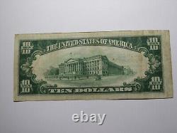 Billet de banque de la National Currency Bank de 10 $ de 1929 à Avondale, Pennsylvanie, PA, Ch. #4560 VF
