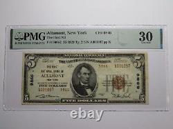 Billet de banque de la National Currency Bank de Altamont, New York, NY de 1929 de 5 dollars, Ch. #9866 VF30