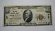 Billet De Banque De La National Currency Bank De Lock Haven, Pennsylvanie, Pa De 10 Dollars En 1929, Ch #507 Vf+.
