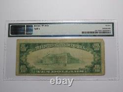 Billet de banque de la National Currency Bank de Northampton, Pennsylvanie, de 10 dollars daté de 1929 - Siegfried NB.