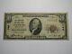 Billet De Banque De La National Currency Bank De Pennsylvanie, Lewisburg, Pa De 1929 De 10$ (ch. #745)