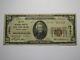 Billet De Banque De La National Currency Bank De Pittsburgh, Pennsylvanie, Pa De 20 $ De 1929, Ch. #13701