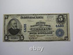 Billet de banque de la National Currency Bank de Reading, Massachusetts MA de 1902 de 5 $, Ch. #4488, TB+