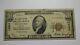 Billet De Banque De La National Currency Bank De Rockford, Illinois Il De 10 Dollars De 1929, Numéro De Série Bas #13652