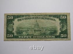 Billet de banque de la Réserve fédérale de San Francisco de 1929 de 50 $
