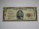Billet De Banque De La Monnaie Nationale De 5 $ De Madison, New Jersey, Nj, De L'année 1929, Ch. #2551, En Bon état.
