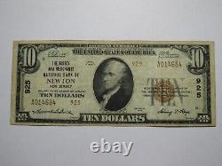 Billet de banque de la monnaie nationale de Newton, New Jersey, NJ, de 1929, d'une valeur de 10$. Ch. #925, BEAU+
