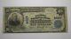 Billet De Banque De Monnaie Nationale De Charleston West Virginia Wv De 10 $ De 1902, Ch #4667.