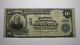 Billet De Banque De Monnaie Nationale De Newburgh, New York Ny, De 10 Dollars De 1902, Ch. #1213, En Bon État