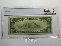 Billet de banque national de 10 $ de 1929 South Amboy New Jersey, note de banque #3878, VF20 PCGS