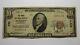 Billet De Banque National De $10 De 1929 De Meriden, Connecticut, Ct ! Ch. #720 Bien.
