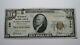 Billet De Banque National De 10 $ De Tunkhannock, Pennsylvanie, Pa, De 1929, Ch. # 835