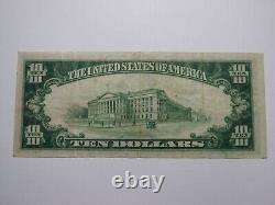 Billet de banque national de 10 dollars de 1929 Providence Rhode Island RI, numéro 948 en VF.