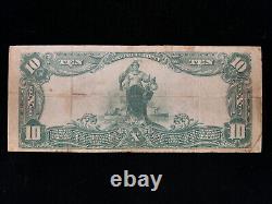 Billet de banque national de 10 dollars de Nashville TN de 1902 (Ch. 1669)