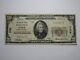 Billet De Banque National De 20 $ De 1929 Athol Massachusetts Ma Ch. #708 Tb