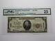 Billet De Banque National De 20 $ De 1929 Shamokin Pennsylvania Pa Ch #6942 Vf25