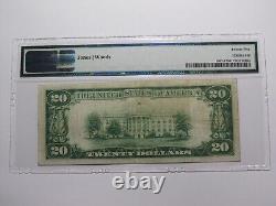 Billet de banque national de 20 $ de 1929 Shamokin Pennsylvania PA Ch #6942 VF25