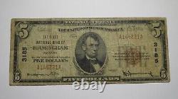 Billet de banque national de 5 $ de 1929 Birmingham Alabama AL Ch. #3185 RARE