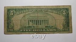 Billet de banque national de 5 $ de 1929 de St. Louis Missouri MO! Ch. #13264